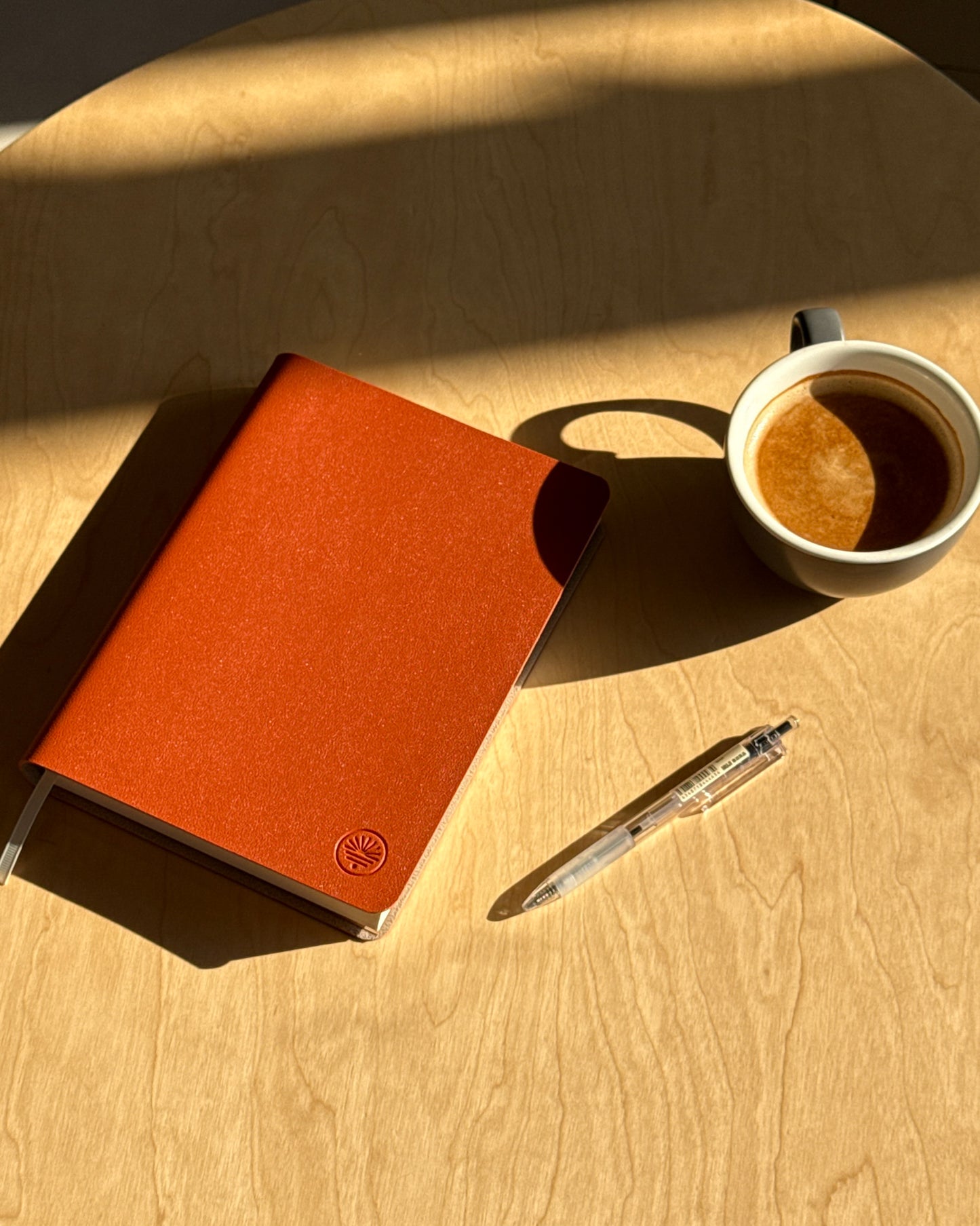 A5 Blank Leather Notebook