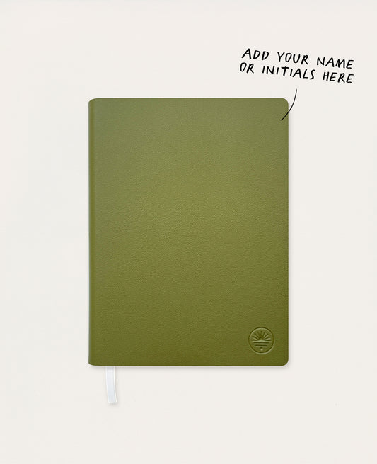 A5 Blank Leather Notebook Customization